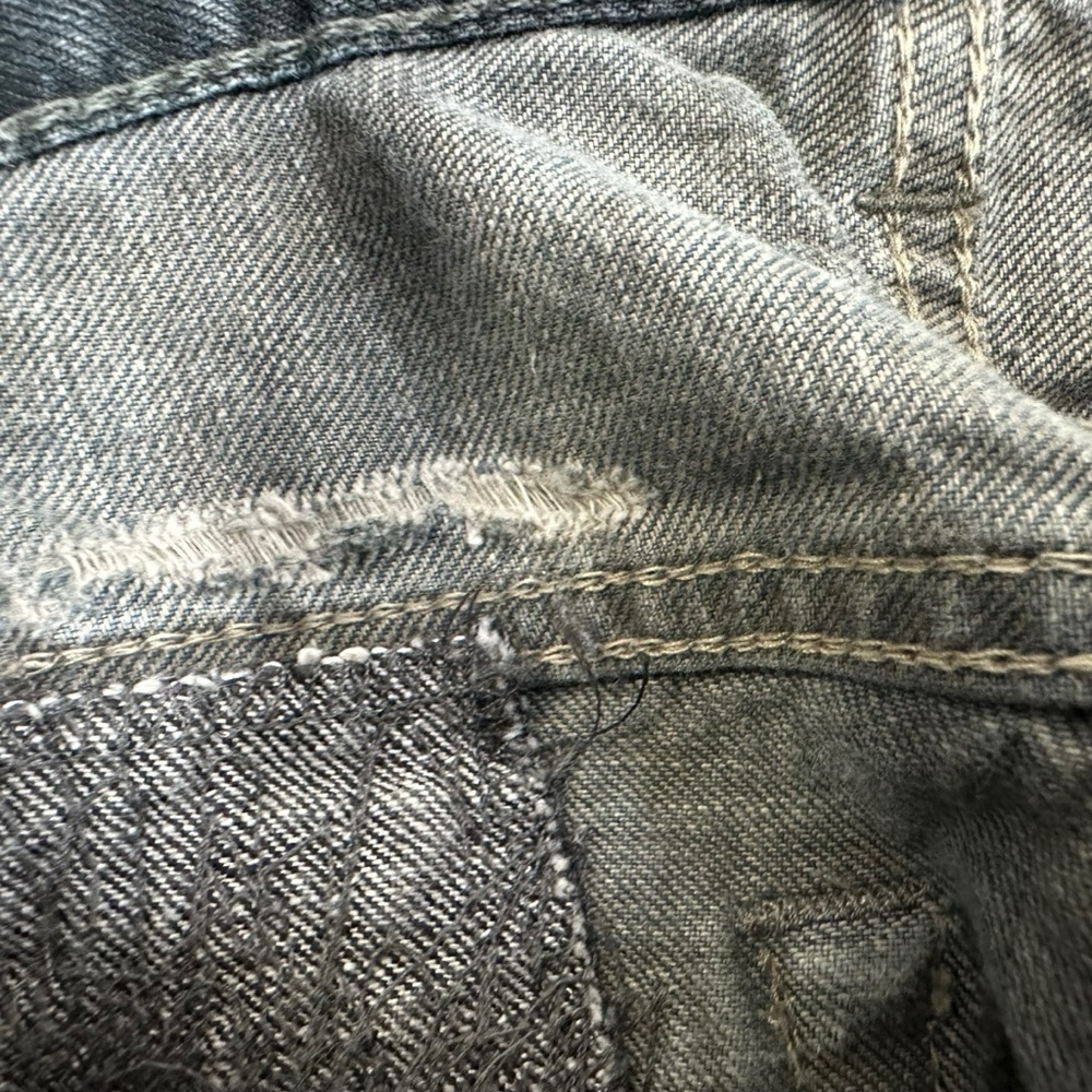 Ralph Lauren Denim Supply Mens Straight Leg Distress Destroyed Jeans Size 32? - Picture 5 of 7